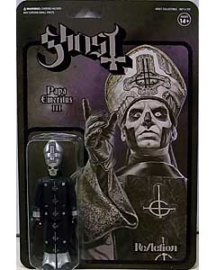 SUPER 7 REACTION FIGURES 3.75インチアクションフィギュア GHOST PAPA EMERITUS III [BLACK METAL]