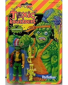 SUPER 7 REACTION FIGURES 3.75インチアクションフィギュア TOXIC CRUSADERS MAJOR DISASTER 台紙傷み特価