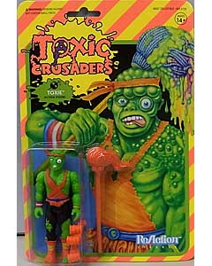 ワケアリ特価 SUPER 7 REACTION FIGURES 3.75インチアクションフィギュア TOXIC CRUSADERS TOXIE