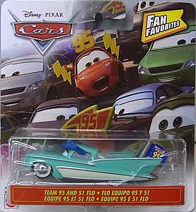 MATTEL CARS 2020 FAN FAVORITES シングル TEAM 95 AND 51 FLO 台紙傷み特価