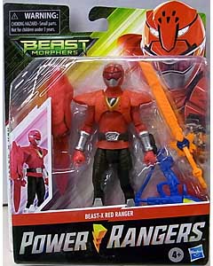 HASBRO POWER RANGERS BEAST MORPHERS 6インチアクションフィギュア BEAST-X RED RANGER