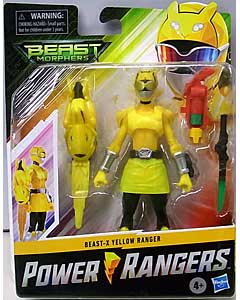 HASBRO POWER RANGERS BEAST MORPHERS 6インチアクションフィギュア BEAST-X YELLOW RANGER