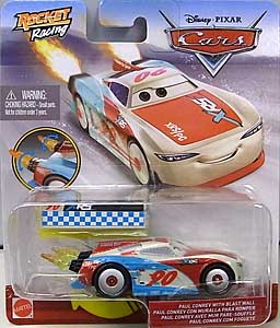 MATTEL CARS 2020 XTREME RACING SERIES ROCKET RACING シングル PAUL CONREV WITH BLAST WALL