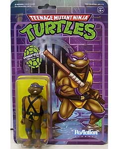 SUPER 7 REACTION FIGURES 3.75インチアクションフィギュア TEENAGE MUTANT NINJA TURTLES WAVE 1 DONATELLO