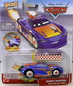 MATTEL CARS 2020 XTREME RACING SERIES ROCKET RACING シングル BARRY DEPEDAL WITH BLAST WALL