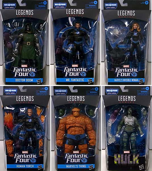 HASBRO MARVEL LEGENDS 2020 FANTASTIC FOUR SERIES 1.0 6種セット [SUPER SKRULL SERIES]