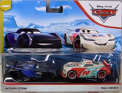 MATTEL CARS 2020 2PACK JACKSON STORM &amp; PAUL CONREV 台紙傷み特価