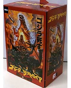 NECA GODZILLA TARGET限定 6インチサイズアクションフィギュア GODZILLA VS. DESTOROYAH BURNING GODZILLA [MOVIE POSTER BOX Ver.] パッケージ傷み特価