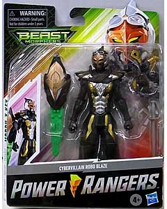 HASBRO POWER RANGERS BEAST MORPHERS 6インチアクションフィギュア CYBERVILLAIN ROBO BLAZE 台紙傷み特価