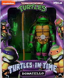 NECA TEENAGE MUTANT NINJA TURTLES TURTLES IN TIME 7インチアクションフィギュア シリーズ1 DONATELLO