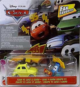 MATTEL CARS 2020 FAN FAVORITES シングル TEAM 95 LUIGI & GUIDO