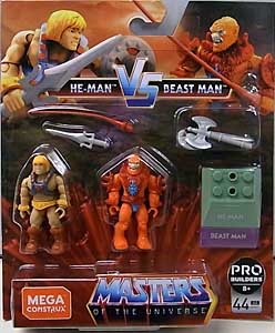 MEGA CONSTRUX FINAL SHOWDOWN 2PACK MASTERS OF THE UNIVERSE HE-MAN VS BEAST MAN