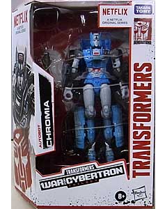 HASBRO NETFLIX TRANSFORMERS: WAR FOR CYBERTRON TRILOGY DELUXE CLASS AUTOBOT CHROMIA パッケージ傷み特価