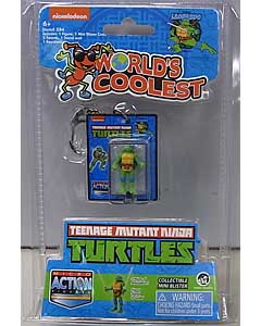 SUPER IMPULSE WORLD'S SMALLEST MICRO ACTION FIGURES TEENAGE MUTANT NINJA TURTLES LEONARDO