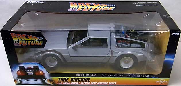 NECA BACK TO THE FUTURE 1/16スケールダイキャストビークル TIME MACHINE