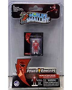 SUPER IMPULSE WORLD'S SMALLEST MICRO ACTION FIGURES POWER RANGERS MIGHTY MORPHIN RED RANGER