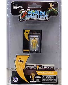 SUPER IMPULSE WORLD'S SMALLEST MICRO ACTION FIGURES POWER RANGERS MIGHTY MORPHIN YELLOW RANGER