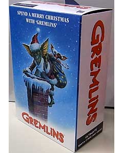 NECA GREMLINS TARGET限定 7インチスケールアクションフィギュア ULTIMATE SANTA STRIPE AND GIZMO パッケージ傷み特価