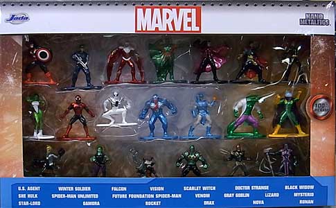 JADA TOYS NANO METALFIGS MARVEL 20PACK WAVE 4