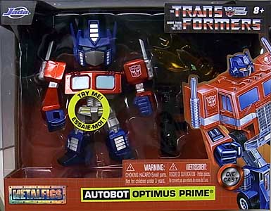 JADA TOYS METALS DIE CAST デラックス4インチフィギュア TRANSFORMERS G1 OPTIMUS PRIME