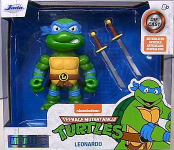 JADA TOYS METALS DIE CAST 4インチフィギュア TEENAGE MUTANT NINJA TURTLES LEONARDO