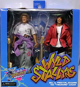NECA BILL &amp; TED&#039;S EXCELLENT ADVENTURE 8インチドール WYLD STALLYNS 2PACK