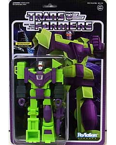 SUPER 7 REACTION FIGURES 3.75インチアクションフィギュア TRANSFORMERS WAVE 3 DEVASTATOR 台紙傷み特価