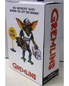 NECA GREMLINS TARGET限定 7インチスケールアクションフィギュア ULTIMATE BACK TO SCHOOL GREMLIN パッケージ傷み特価