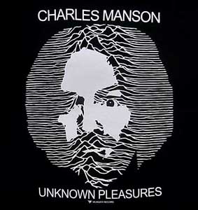 CHARLES MANSON / UNKNOWN PLEASURES Tシャツ