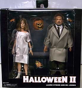 NECA HALLOWEEN II 8インチドール LAURIE STRODE & DR. LOOMIS 2PACK