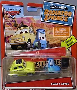 MATTEL CARS 2020 WELCOME TO RADIATOR SPRINGS シングル LUIGI & GUIDO ブリスター傷み特価