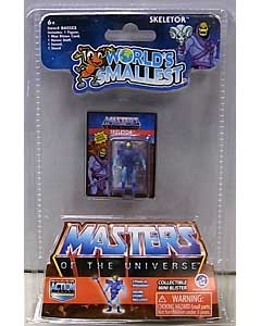 SUPER IMPULSE WORLD'S SMALLEST MICRO ACTION FIGURES MASTERS OF THE UNIVERSE SKELETOR