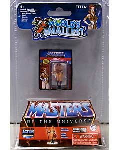 SUPER IMPULSE WORLD'S SMALLEST MICRO ACTION FIGURES MASTERS OF THE UNIVERSE TEELA