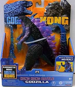 PLAYMATES GODZILLA VS. KONG 6インチベーシックアクションフィギュア HONG KONG BATTLE GODZILLA