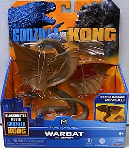 PLAYMATES GODZILLA VS. KONG 6インチベーシックアクションフィギュア WARBAT WITH OSPREY