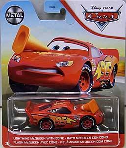 MATTEL CARS 2021 シングル LIGHTNING McQUEEN WITH CONE 台紙傷み特価