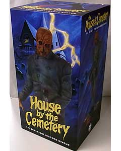 パッケージ傷み＆ワケアリ特価 TRICK OR TREAT STUDIOS 12インチスタチュー THE HOUSE BY THE CEMETERY DR. FREUDSTEIN