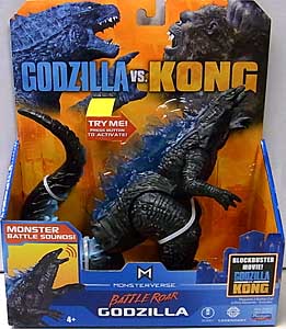 PLAYMATES GODZILLA VS. KONG 7インチアクションフィギュア BATTLE ROAR GODZILLA WITH SOUND パッケージ破れ特価