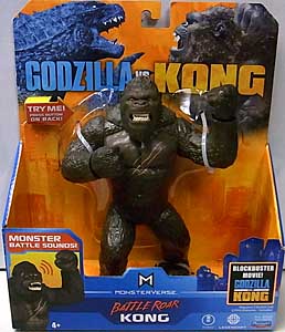 PLAYMATES GODZILLA VS. KONG 7インチアクションフィギュア BATTLE ROAR KONG WITH SOUND