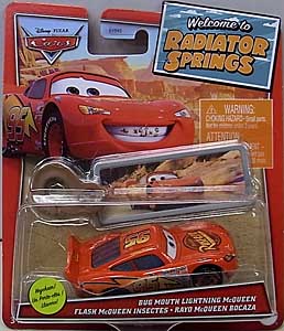 MATTEL CARS 2021 WELCOME TO RADIATOR SPRINGS シングル BUG MOUTH LIGHTNING McQUEEN WITH KEY CHAIN