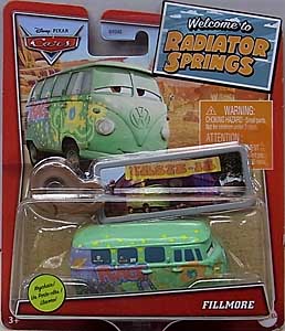 MATTEL CARS 2021 WELCOME TO RADIATOR SPRINGS シングル FILLMORE WITH KEY CHAIN 台紙傷み特価