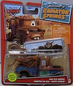 MATTEL CARS 2021 WELCOME TO RADIATOR SPRINGS シングル ONE EYE MATER WITH KEY CHAIN