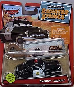 MATTEL CARS 2021 WELCOME TO RADIATOR SPRINGS シングル SHERIFF WITH KEY CHAIN