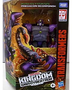 HASBRO TRANSFORMERS KINGDOM DELUXE CLASS PREDACON SCORPONOK