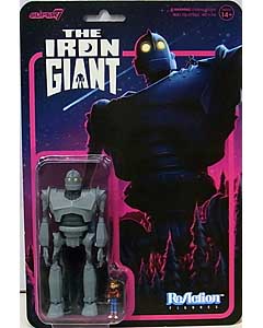 SUPER 7 REACTION FIGURES 3.75インチアクションフィギュア THE IRON GIANT THE IRON GIANT WITH HOGARTH HUGHES 台紙傷み特価