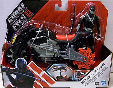 HASBRO 映画版 SNAKE EYES: G.I. JOE ORIGINS SNAKE EYES WITH STEALTH CYCLE