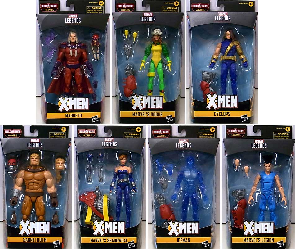 HASBRO MARVEL LEGENDS 2021 X-MEN WAVE 7.0 AGE OF APOCALYPSE [COLOSSUS SERIES] 7種セット 