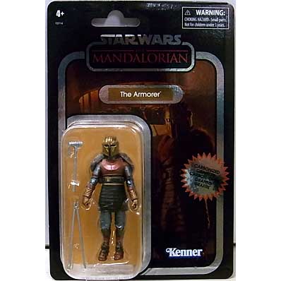 HASBRO STAR WARS WALMART限定 3.75インチアクションフィギュア THE VINTAGE COLLECTION 2021 (CARBONIZED GRAPHITE) THE ARMORER [THE MANDALORIAN]