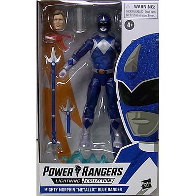 HASBRO POWER RANGERS LIGHTNING COLLECTION HASBRO PULSE限定 6インチアクションフィギュア MIGHTY MORPHIN METALLIC BLUE RANGER