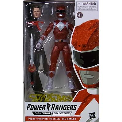 HASBRO POWER RANGERS LIGHTNING COLLECTION HASBRO PULSE限定 6インチアクションフィギュア MIGHTY MORPHIN METALLIC RED RANGER